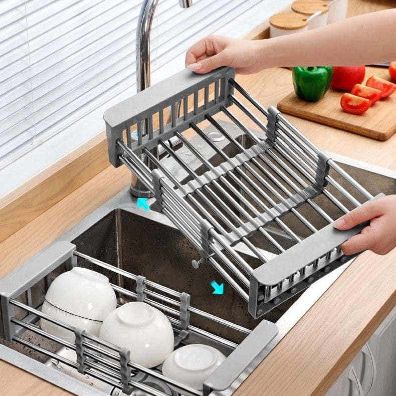 Stainless Steel Dish Drain Extra Small In Sink Dish Drainer Mini
