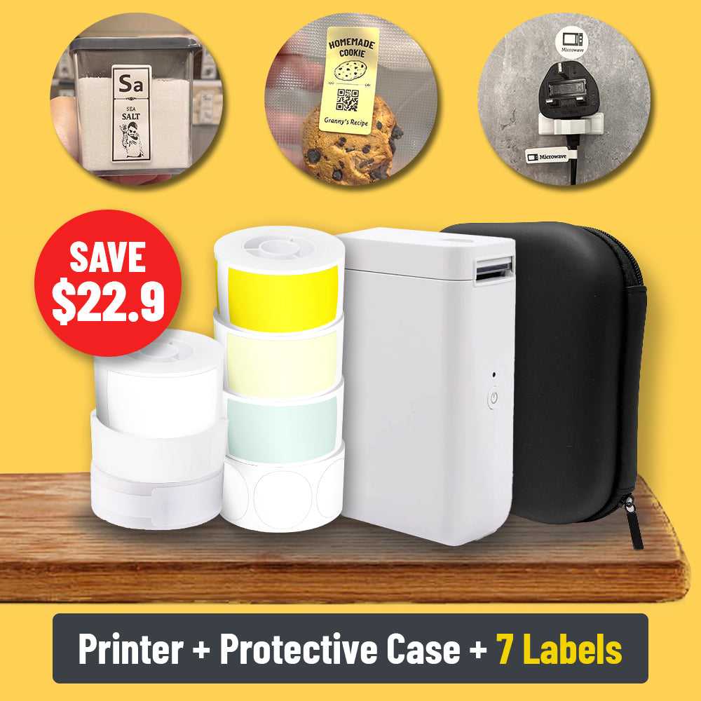 JC Label Maker PRO101 (D101) Kitchen Pack Materiol