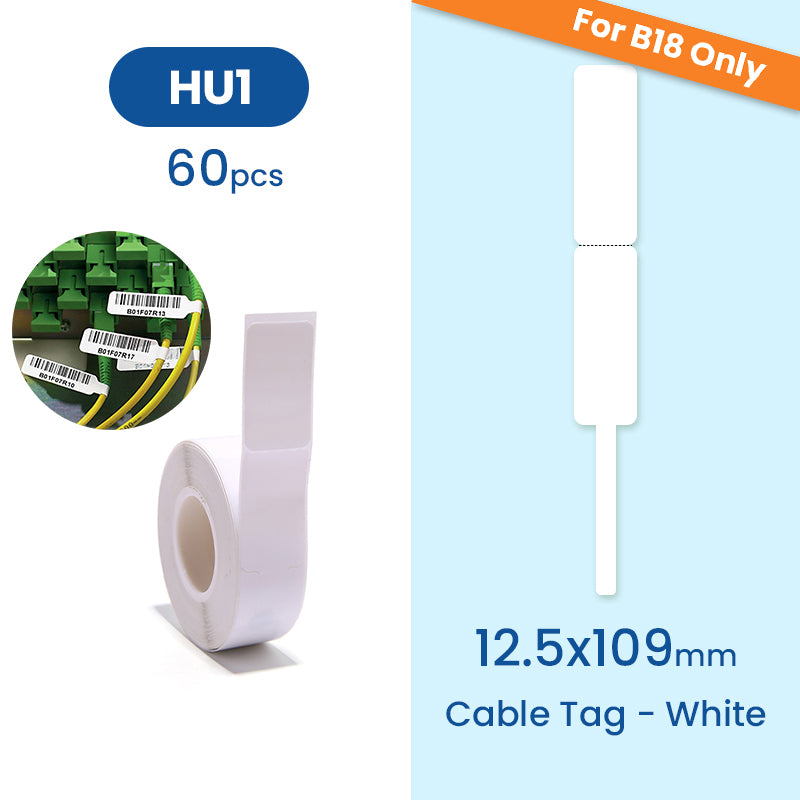 B18 Label Sticker - Cable Tag - Materiol