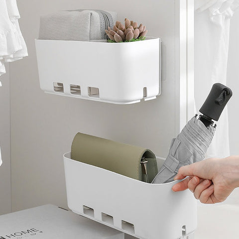 Hole-free Wall-mounted Storage Box