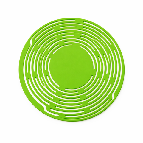 MATERIOL 2-in-1 Zero-Void™ Silicone Mesh Bag & Heat-Resistant Trivet Mat for Hot Bowls