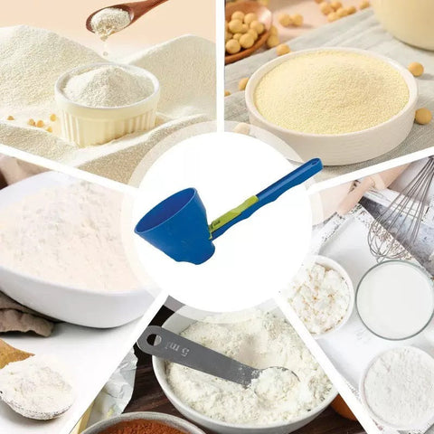 MATERIOL™ Mess-Free Measuring Funnel & Anti-Spill Funnel Scoop