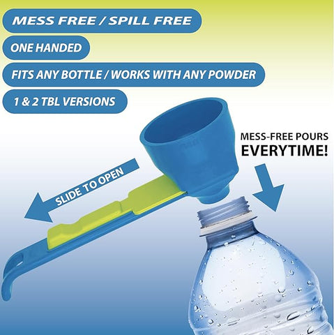 MATERIOL™ Mess-Free Measuring Funnel & Anti-Spill Funnel Scoop