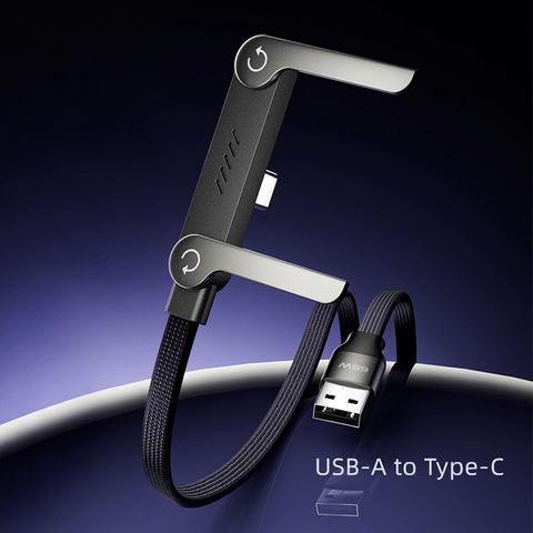 MATERIOL 2-in-1 Invisible Holder Charger Cable – 240W Fast Charging Cord with Built-In Phone Stand (Offer)