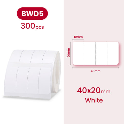B21 Label - White