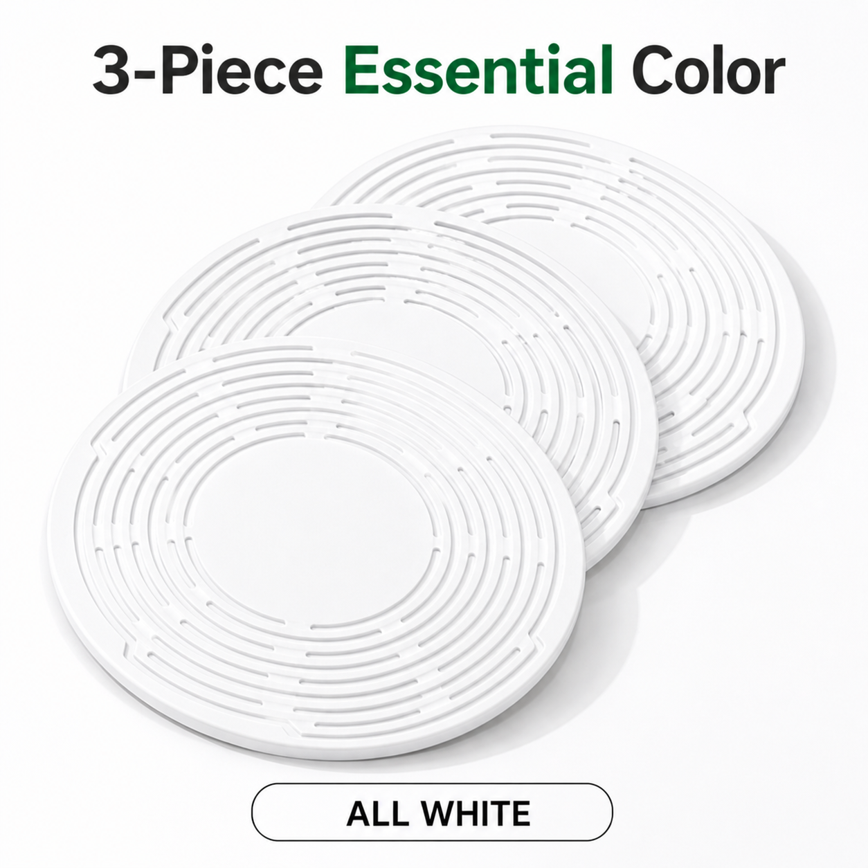 🍲 MATERIOL 2-in-1 Zero-Void Silicone Mesh Bag & Heat-Resistant Trivet Mat Set