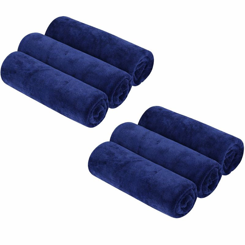 KUBOZN® 3 Pack Microfiber Twisted-Loop Quick-Dry Towels (Offer)