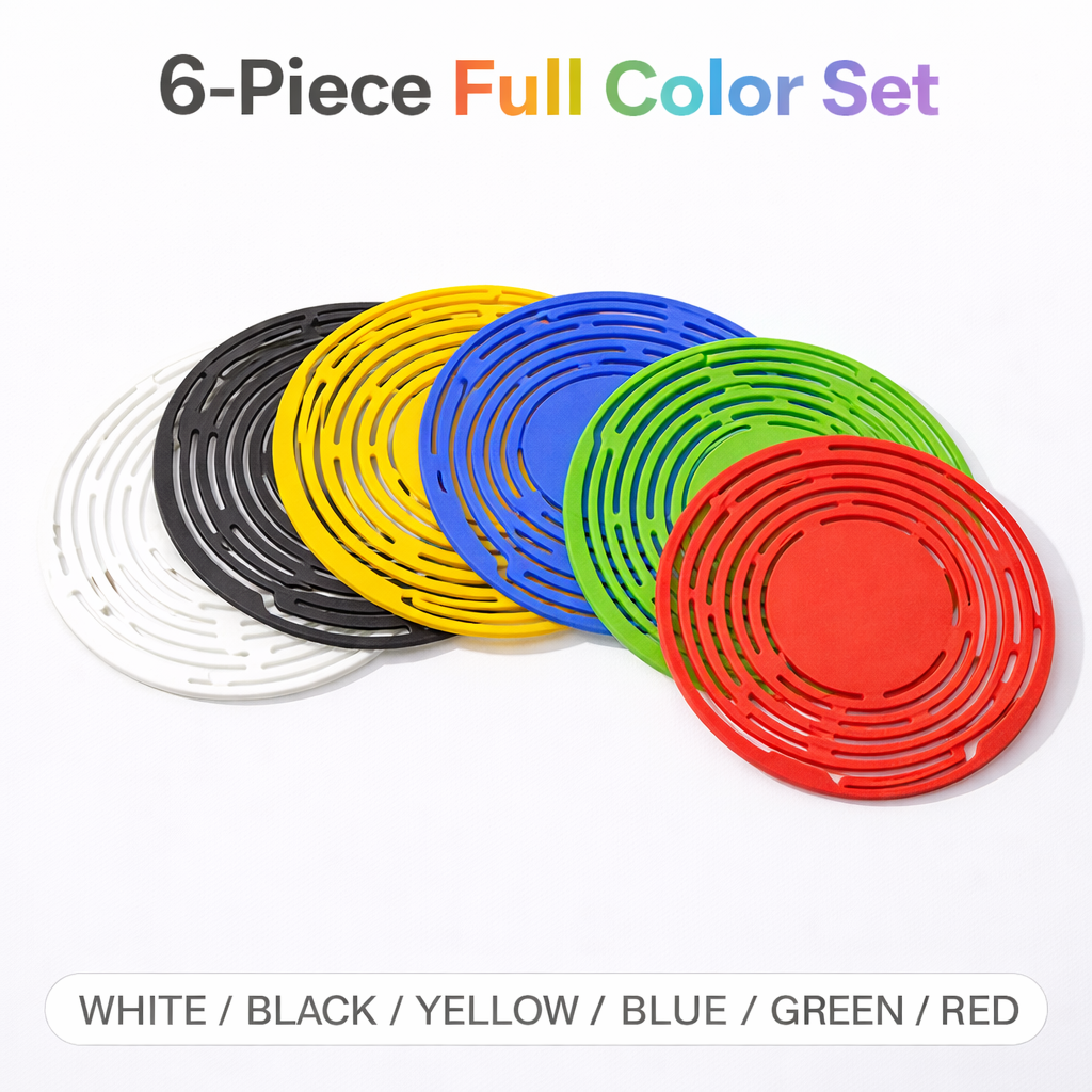 🍲 MATERIOL 2-in-1 Zero-Void Silicone Mesh Bag & Heat-Resistant Trivet Mat Set