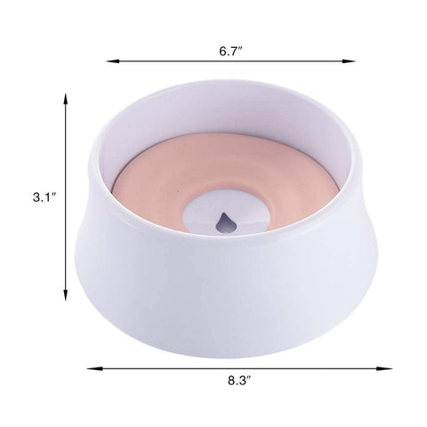 Floating Disk Spill Proof Pets Water Bowl