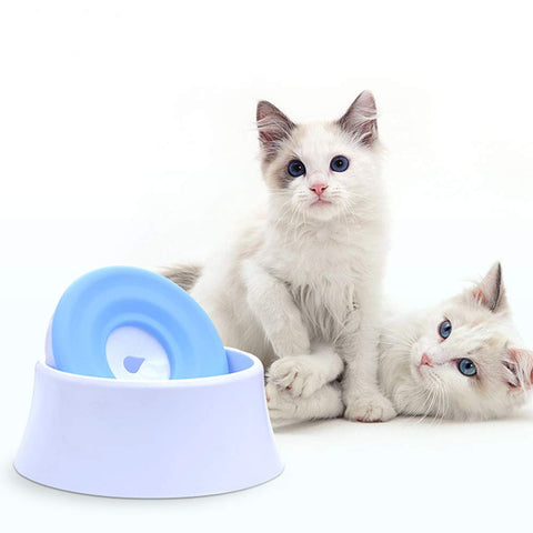 Floating Disk Spill Proof Pets Water Bowl