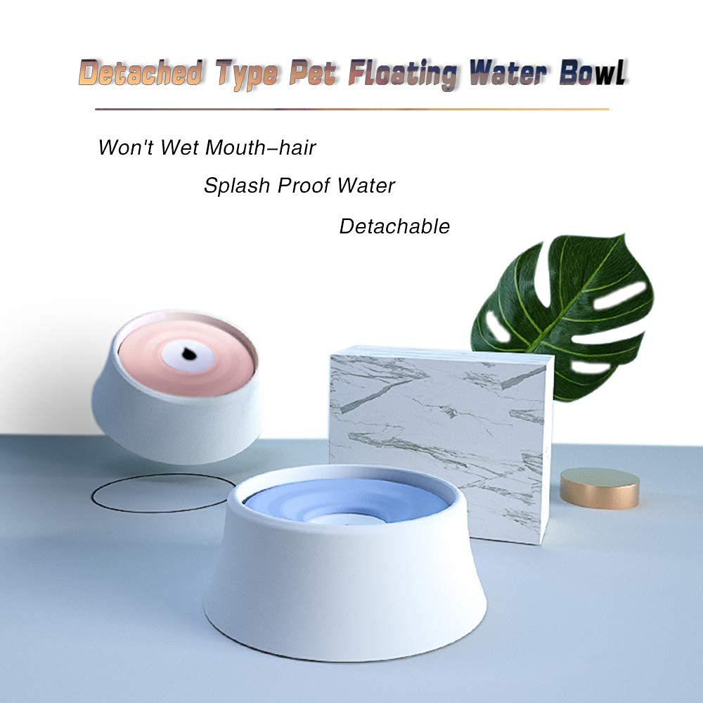 Floating Disk Spill Proof Pets Water Bowl
