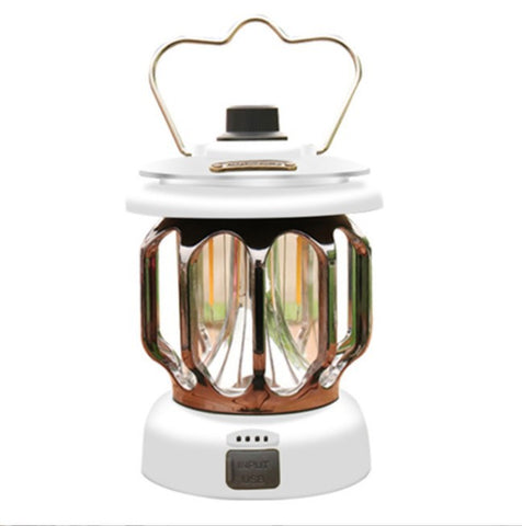 Rechargeable Retro Metal Camping Light