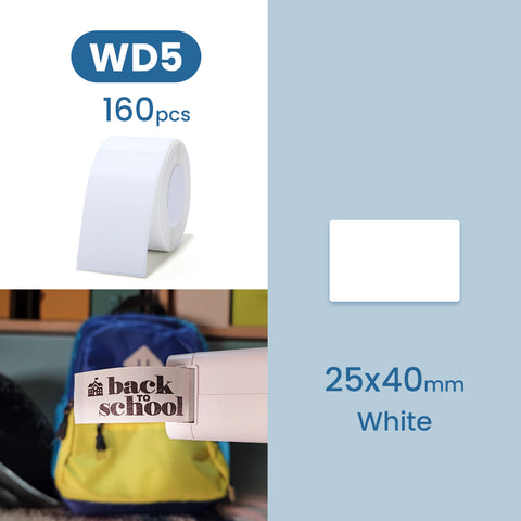 D101 Labels - White
