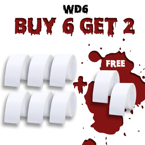 White(25x50mm) Buy 6 Get 2