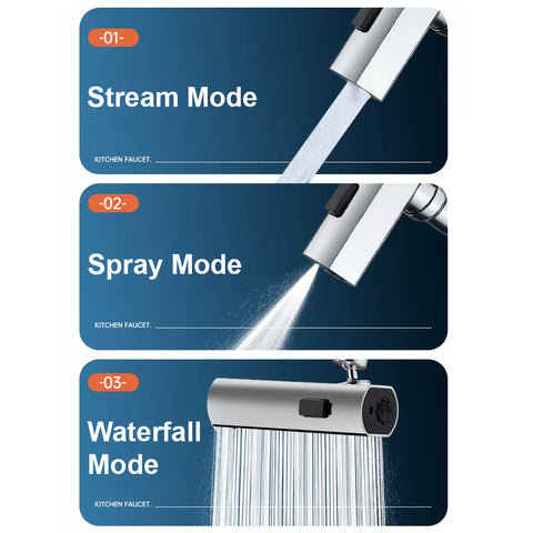 ZUNA 3-in-1 Faucet Extender