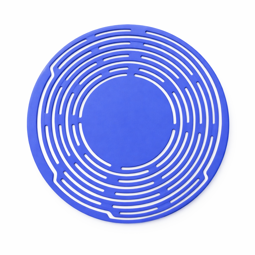 MATERIOL 2-in-1 Zero-Void™ Silicone Mesh Bag & Heat-Resistant Trivet Mat for Hot Bowls