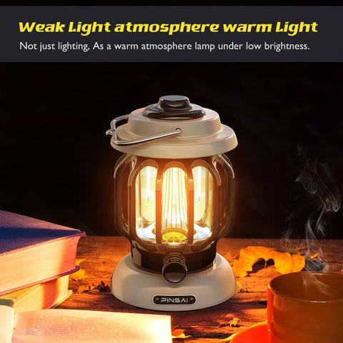 Rechargeable Retro Metal Camping Light