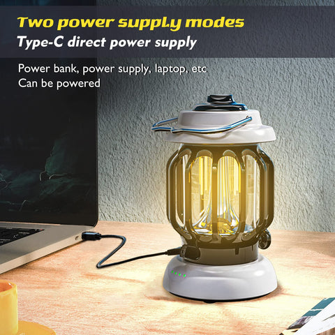 Rechargeable Retro Metal Camping Light