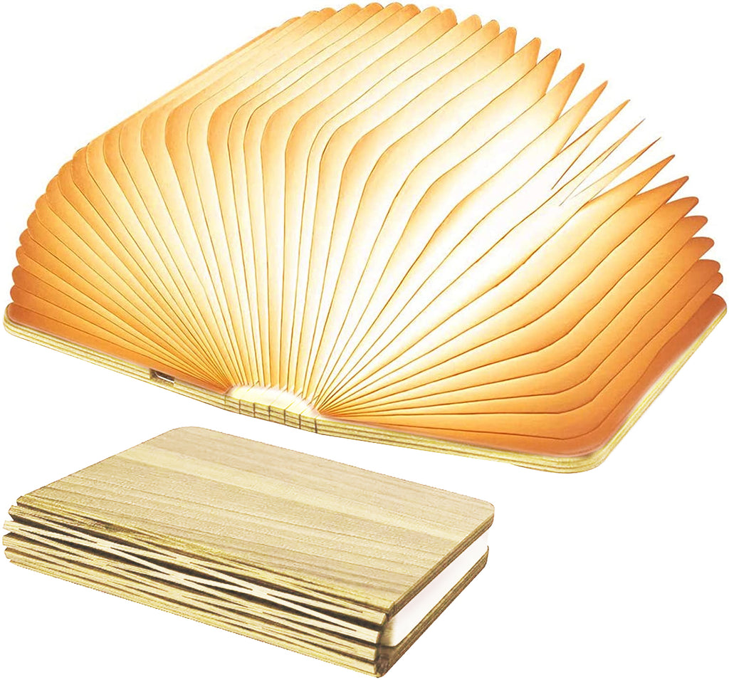 Wooden Book LED Light - Materiol