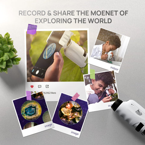SCIENCE CAN Microscope for Kids - Materiol