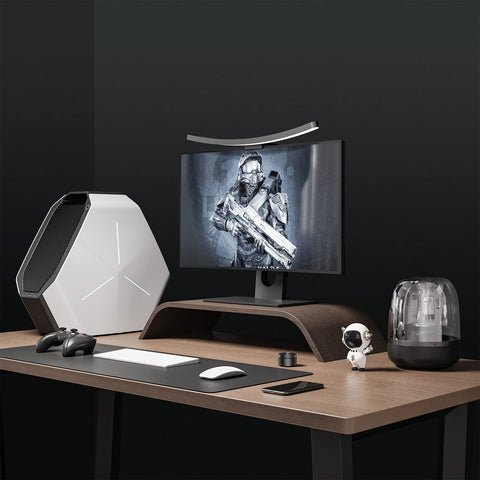 LYMAX Wide Upward Curved Monitor Light - Materiol