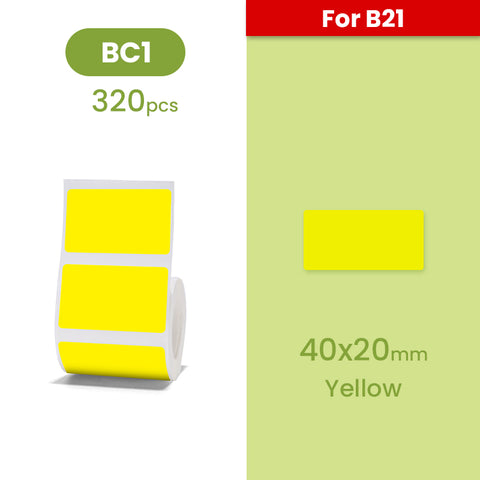 B21 Label - Color - Materiol