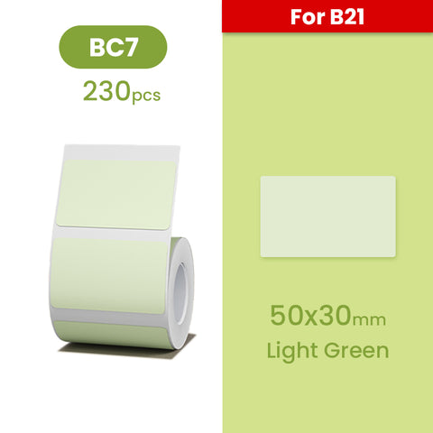 B21 Label - Color - Materiol