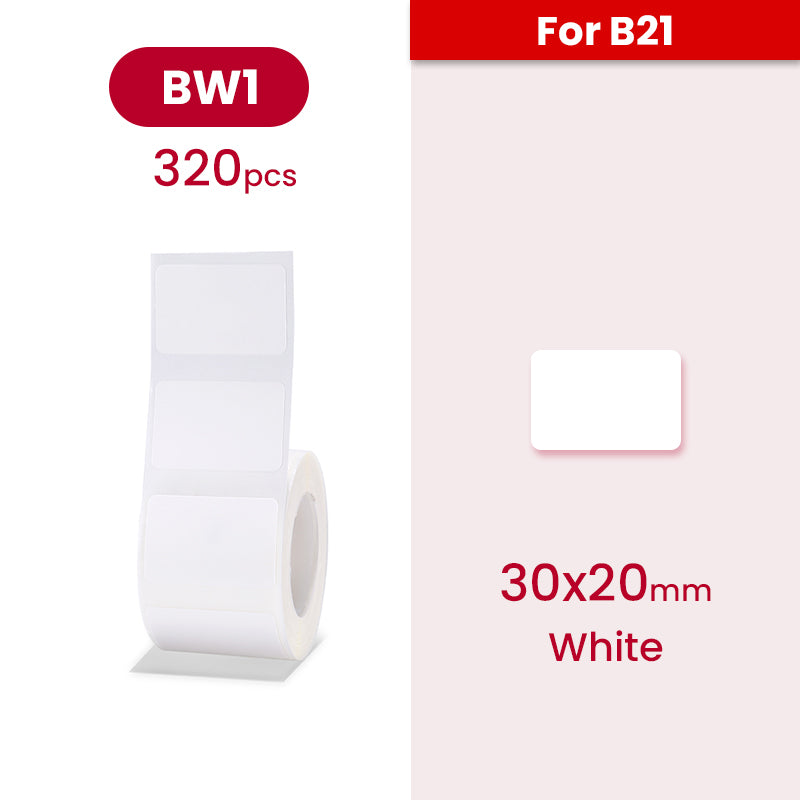 B21 Label - White - Materiol