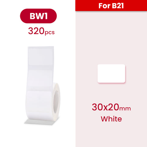 B21 Label - White - Materiol