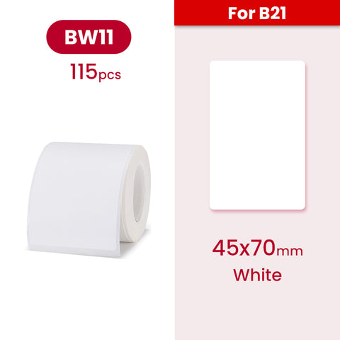 B21 Label - White - Materiol