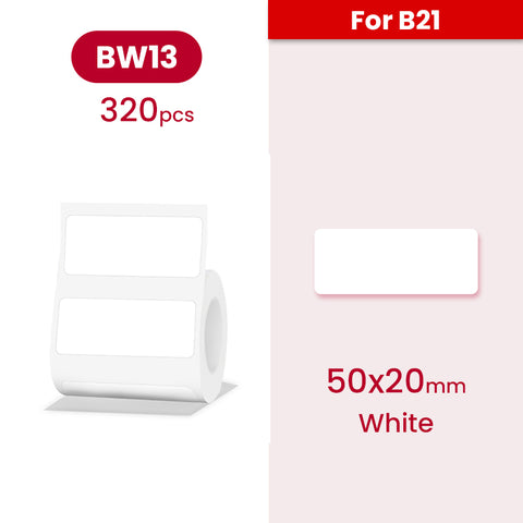 B21 Label - White - Materiol