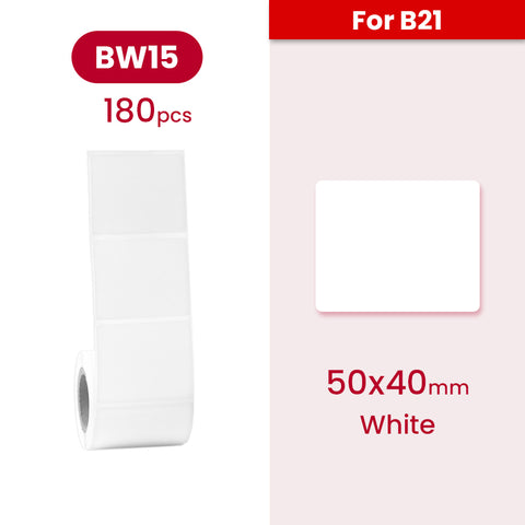 B21 Label - White - Materiol