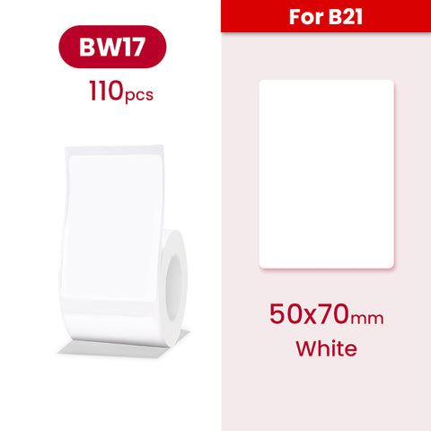 B21 Label - White - Materiol