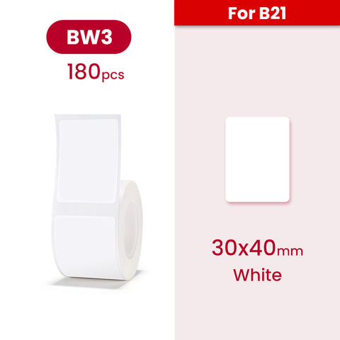 B21 Label - White - Materiol