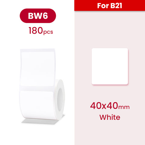 B21 Label - White - Materiol