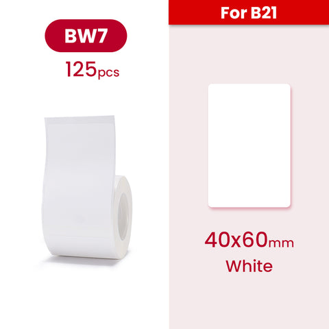 B21 Label - White - Materiol