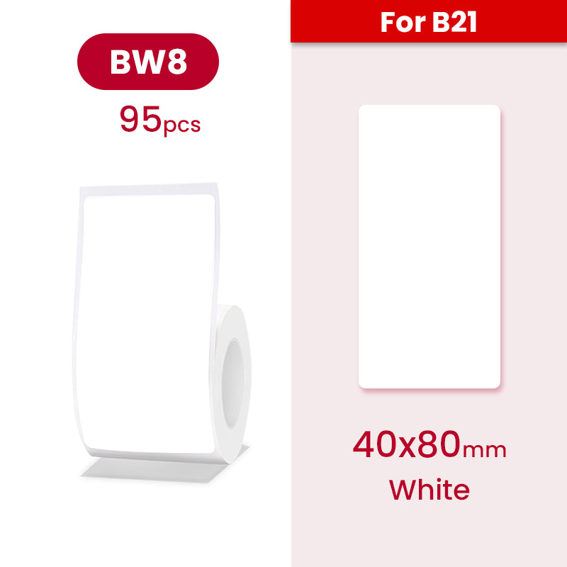 B21 Label - White - Materiol