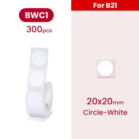 B21 Label - White - Materiol