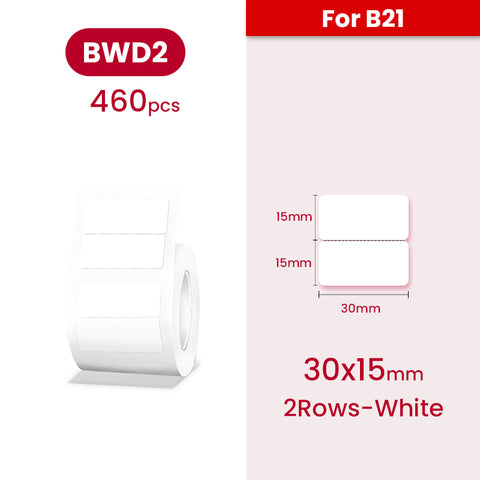 B21 Label - White - Materiol