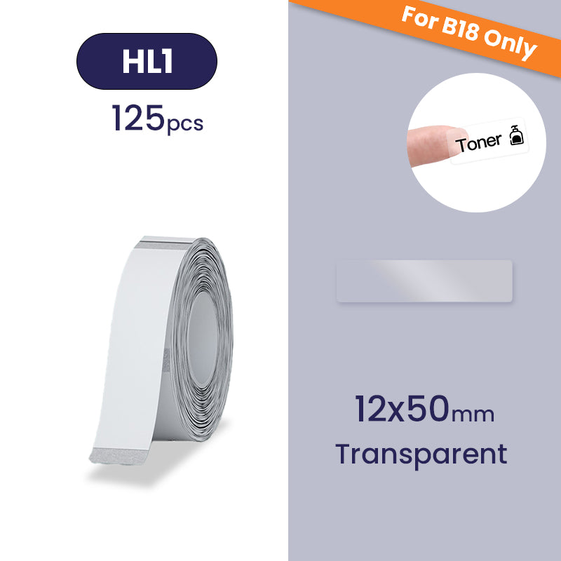 JC Label Maker B18 Materiol