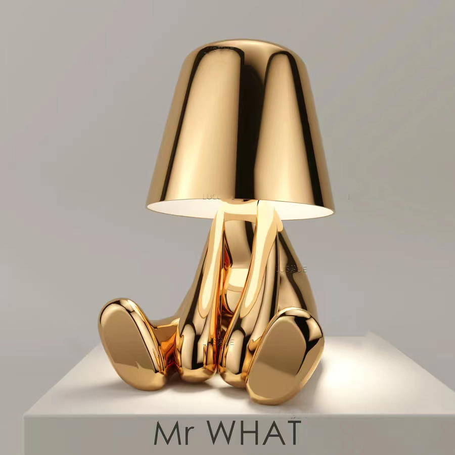 Golden Man Table Lamp (NEW) - Materiol