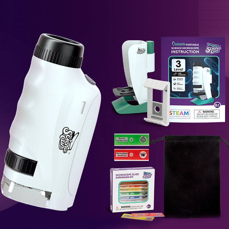 SCIENCE CAN Microscope for Kids - Materiol