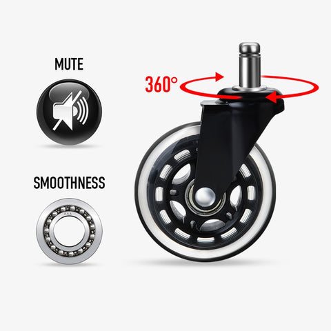 Upgrade Your Office Chair - Rubber Chair Casters - Materiol