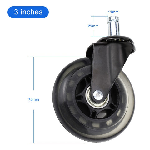 Upgrade Your Office Chair - Rubber Chair Casters - Materiol