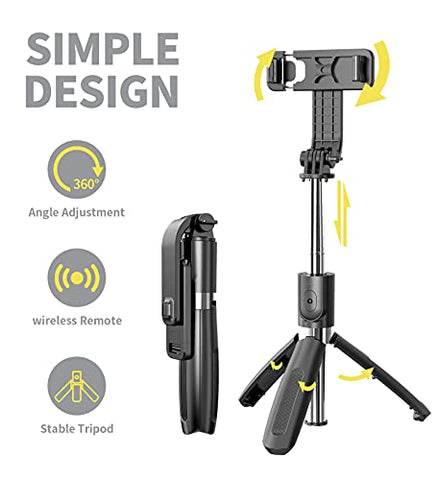 Selfie Rod with LED Light - Materiol
