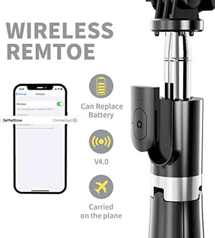 Selfie Rod with LED Light - Materiol