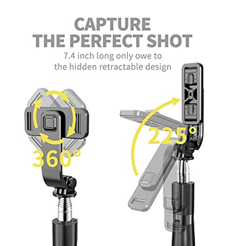 Selfie Rod with LED Light - Materiol