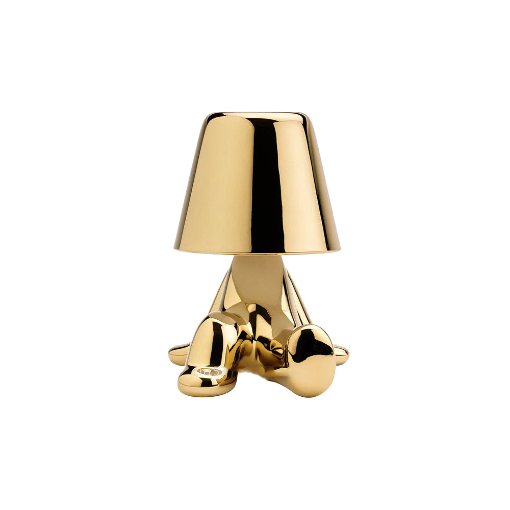 Little Golden Man Thinker Lamp (2021 version) - Materiol