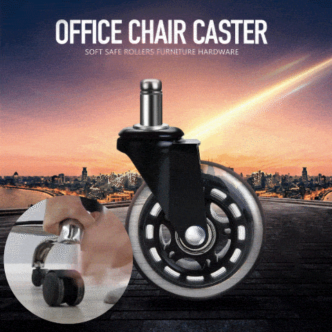 Upgrade Your Office Chair - Rubber Chair Casters - Materiol