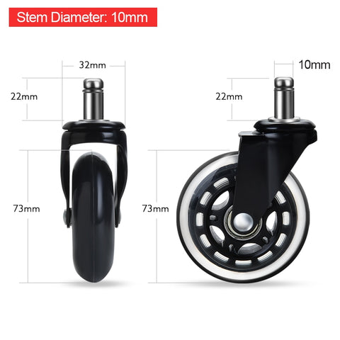 Upgrade Your Office Chair - Rubber Chair Casters - Materiol